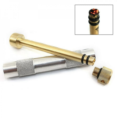 

BRAND BIG PROMOTION!Portable Outdoor Camping Piston Fire Starter Tube Flame Maker Fire Starter Tube Air Compression Torch Emergency Tool