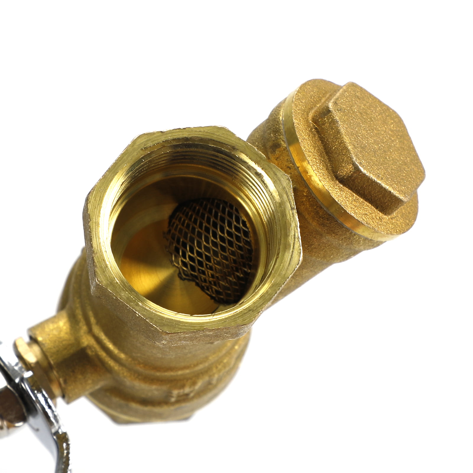 1/2 3/4 1 Female Type Y Brass Strainer for Water Oil Plumbing Pipe  Filter Valve Connector Garden Watering Filter Accessories - AliExpress