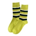 thumbnail image 3 of Womens To Keep Warm Sock Stripe Lightweight Cotton Socks, 3 of 3