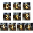 thumbnail image 5 of Light up digital LED number lights, letter lights for interior decoration lights, party wedding home bar decoration light up8, 5 of 7