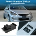 thumbnail image 2 of Interruptor de ventana eléctrica Unique Bargains No. 935700U010 Interruptor de control de ventana del lado del conductor delantero izquierdo para Hyundai Accent 2010-2014 Negro, 2 of 7