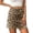 F-417Brown, variant on ZHOGXU Women's Athletic Skirt With Built In Shorts High Waist Leopard Print A Line Comfortable Slim Fit Mini Skirts For Running Tennis Workouts,Brown,Xxl