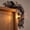Black2, variant on Halloween Wooden Door Frame Decor, Black Cat Tree Branch Corner Ornament with Moon, Pumpkin and Lantern, Spooky Gothic Wall Decor for Front Door Home Decor 20cm