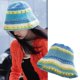 thumbnail image 4 of Sombrero de ganchillo hecho a mano para mujer, gorro de cubo tejido, estilo coreano, Y2k, moda de flores, otoño e invierno, 2023, 4 of 4