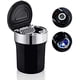 thumbnail image 1 of Cenicero de coche Cenicero de coche portátil Cenicero de coche universal con luz LED (negro) TUNC Sencillez, 1 of 5