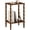 Walnut, variant on Small Side Table - 2-Tier Wood End Table with Storage Shelf for Living Room, Vintage Night Stand for Bedroom Small Spaces, Rectangle Accent Table with Spindle Legs