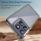 thumbnail image 3 of For Motorola Edge 60 5G 60 Fusion 5G Case TPU + Acrylic Protective Clear Phone Cover - Black, 3 of 5