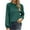 Army Green-04, variant on Womens Blouse Long Sleeves Ruched Round Neck Casual Top Fall Tunic Work Bussiness Shirt
