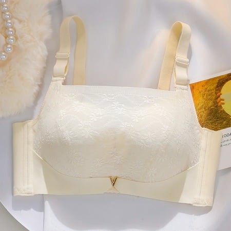 GENGING Bras for WomenWomens Clothes Fall Small Womens Bras Push-up  And Adjusting Womens Bras With Retraction Nipple And Non-Underwire Bra