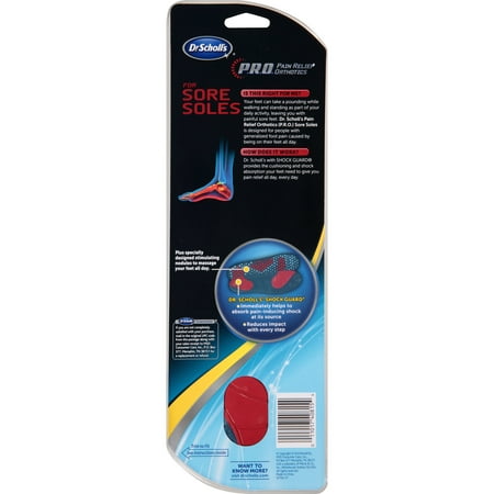 dr scholl's sore soles pain relief orthotics