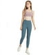 thumbnail image 5 of Pantalones de yoga de cintura alta color nude para mujer, pantalones ajustados de secado rápido sin costuras para correr y fitness, ropa deportiva para yoga y levantamiento de cadera, 5 of 6
