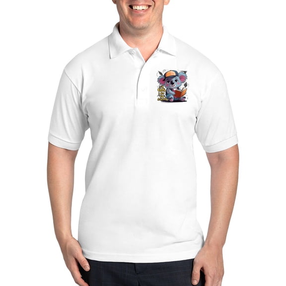 CafePress - I'm Cool I Go To School - Golf Shirt, Pique Knit Golf Polo