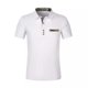 thumbnail image 4 of pstuiky camisetas para hombre, Camiseta de manga corta con cuello alto, botones y bolsillos de color liso para hombre camisas casuales para hombre s, 4 of 5