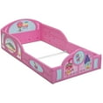 Trolls World Tour Plastic Sleep and Play Toddler Bed by Delta Children