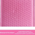 thumbnail image 4 of Bubble Mailers, 25 Pack Small Padded Envelopes, Self-Seal Poly Bubble Mailers with Thickening Film, Opaque Privacy Protection, Lightweight Shipping Envelopes for Jewelry, Cosmetics, Accessories, Pink, 4 of 7