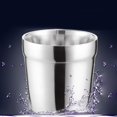 thumbnail image 2 of 6pcs 180ml Vasos De Agua De La Pinta De Acero Inoxidable Vasos De Agua Ideales Para Niños Pequeños Bebés Sanitarios Soledad Vaso de acero inoxidable, 2 of 5