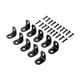 thumbnail image 2 of 10 soportes de esquina en forma de L, multifuncionales, con 20 tornillos, derecha 2 centímetros, 2 of 9
