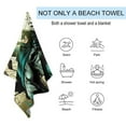 thumbnail image 3 of Custom Batman Beach bath towel swimming towel quick-drying lightweight travel towel oversized soft absorbent bath towel oversized beach towel microfiber sand-free quick-drying, 3 of 4