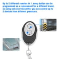 thumbnail image 4 of 433MHz Universal Automatic Cloning Remote Control Copy Duplicator Copying 2 Buttons Touch Switch for Garage Gate Door Remote Control Key Fob, 4 of 7