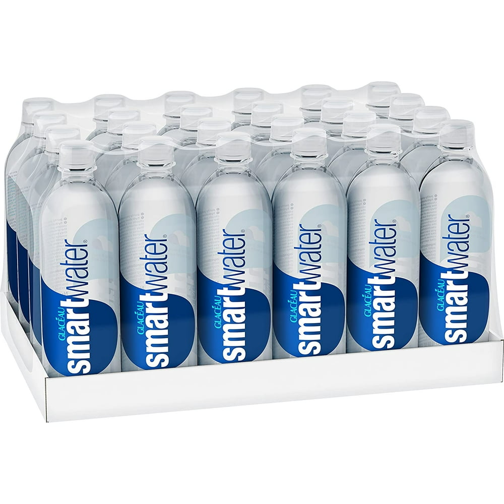 Smartwater vapor distilled premium water bottles, 20 fl oz, 24 Pack
