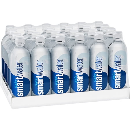Smartwater vapor distilled premium water bottles, 20 fl oz, 24 Pack
