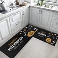 thumbnail image 3 of Halloween Kitchen Rugs and Mats Non Skid Washable Set of 2, Spooky Pumpkin Ghost Kitchen Runner Rug, Trick or Treat Kitchen Floor Mat Under Sink Mat Throw Rug for Kitchen Doormat Waterproof, 3 of 6