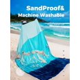 thumbnail image 2 of Beach Blanket 210 x 200cm Large, Waterproof, Sandproof, Picnic Blanket, for Travel, Camping, Vacation, etc., 2 of 5