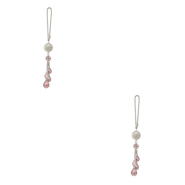 Accesorios para espejo retrovisor Scienceny colgante de bola de cristal joyería de acero inoxidable adorno Rosa