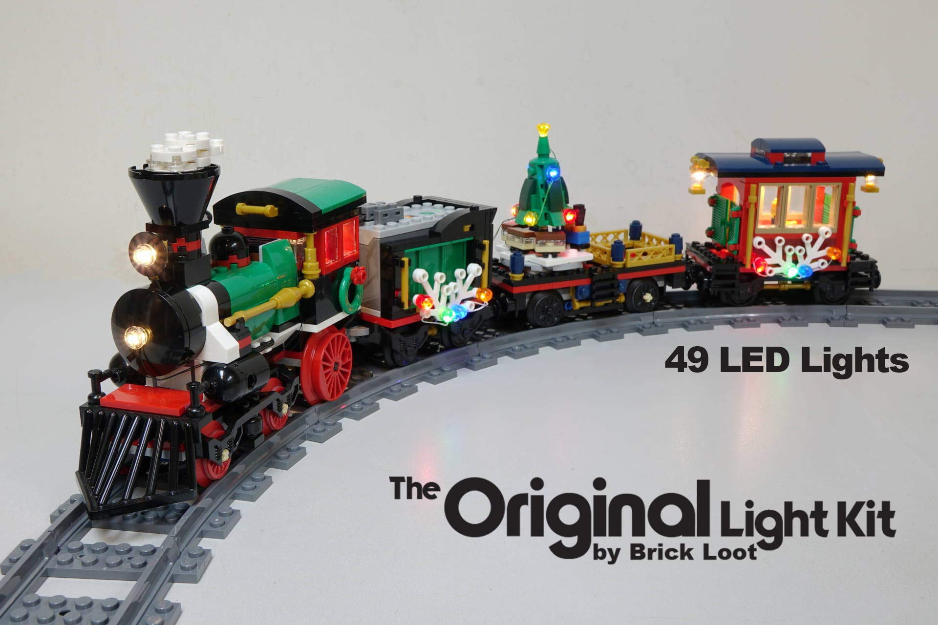 LED Light Kit For Creator Expert Winter Holiday Train LEGO 10254 Lighting Set 