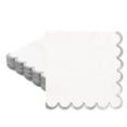 thumbnail image 1 of Uxcell 50 Pcs Servilletas de Cóctel con Borde Ondulado y Folio Dorado, 5 x 5 Pulgadas para Decoraciones de Fiesta, 1 of 7