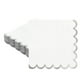 thumbnail image 1 of Uxcell 50 Pcs Servilletas de Cóctel con Borde Ondulado y Folio Dorado, 5 x 5 Pulgadas para Decoraciones de Fiesta, 1 of 7