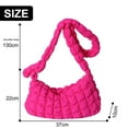 thumbnail image 2 of Bubble Hobo Bags for Women Bubble Tote Bag Cloud Shoulder Bag Hobo Bag Casual Purse Satchel Gift for Women - Rose Pink, 2 of 6