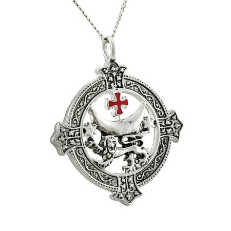 Templar Knights Templar Lion for Power and Success Necklace