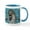 White/Blue Inside, variant on CafePress - Hiya ! Happy Dolphin Coffee Mug - 11 oz Ceramic Mug - Novelty Coffee Tea Cup