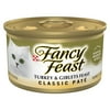 Purina Fancy Feast Pate Turkey and Giblets Feast Classic Grain Free Wet Cat Food Pate, 3 oz.