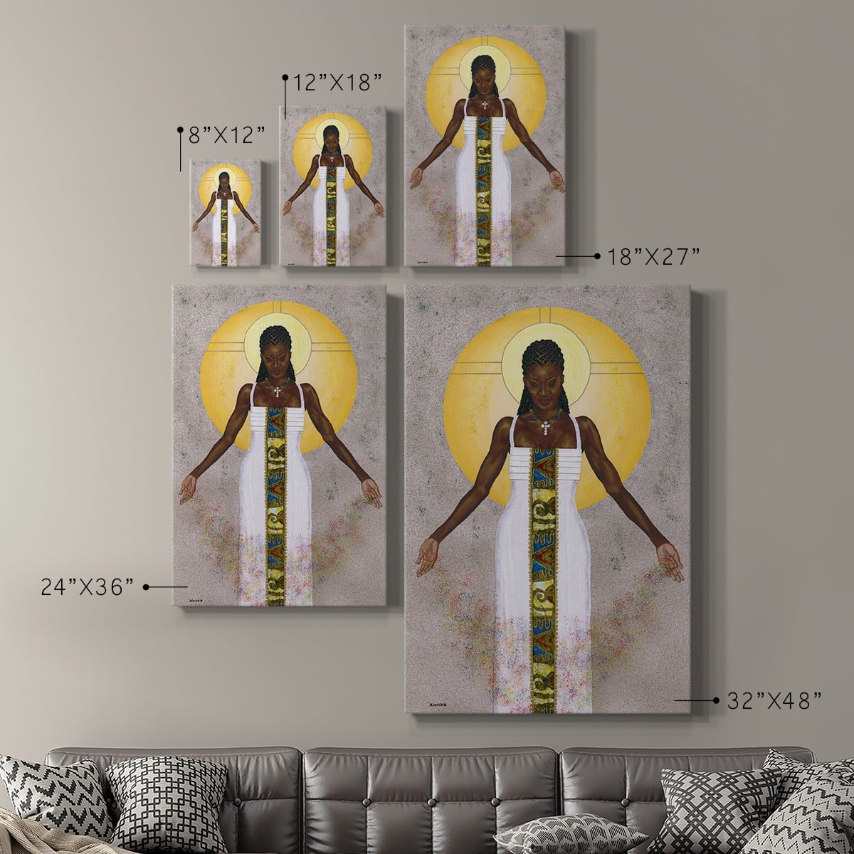 Her Peace Premium Gallery Wrapped Canvas - Ready to Hang