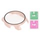 thumbnail image 1 of Protector de pantalla de cristal para reloj con forma redonda, protector de pantalla ultrafino y completo para Pace 2 Cherry Pink, 1 of 10