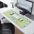 thumbnail image 2 of Long Mouse Pads for Desk,Green Dinosaurs Cacti Pattern Desk Mats on Top Of Desks, Desk Mouse Pad Extra Large with 3mm Non-Slip Base and Stitched Edge for Gaming,Office,Work,Home 31.5"x11.8", 2 of 6