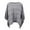 Gray, variant on MuZeFu Large Knitting Cardigan Loose Coat Women's Leisure Artificial Plush Collar Warm Tassel Cape Scarf Shawl Ladies Cape