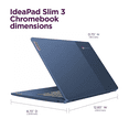 thumbnail image 6 of Lenovo Slim 3 Chromebook 14" FHD Touch Laptop, 8-Core Processor MediaTek Kompanio 520, 4GB RAM, 64GB Storage (Blue), 6 of 8