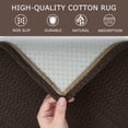 thumbnail image 5 of iOhouze Runner Rug for Hallways 2x5 ft Washable Runner Area Rug with Rubber Backing Braided Cotton Entryway Rugs Indoor Carpet Rugs for Hallway Kitchen Entryway Bedroom, Dark Coffee/Brown, 5 of 8