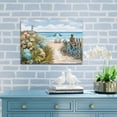thumbnail image 4 of Beach Canvas Wall Art Coast Theme Wall Decor Ocean Picture Print, Relaxing Seascape Artwork, 4 of 6