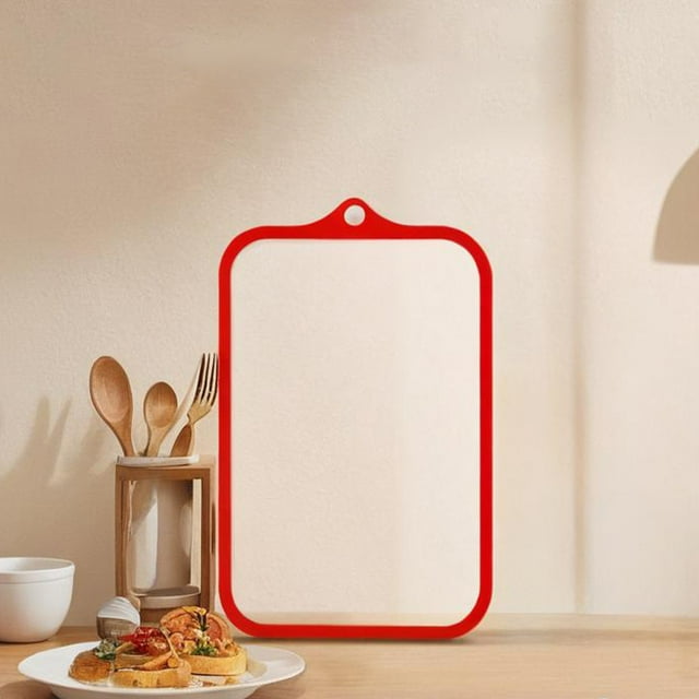 Chmadoxn Transparent Tempered Glass Vegetable Board Fruit And Vegetable Cooking Board Double Sided Kitchen Nonslip High Temperature Resistance Chopping Board Tempered Glass Cutting Board