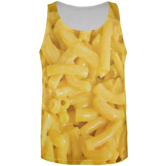 Mac n Cheese All Over Adult Tank Top - 3X-Large