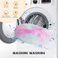 thumbnail image 4 of Cama para perros Nononfish Calming Donut, 48 cm, color melocotón, lavable para 7 kg, 4 of 5