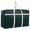 Green, variant on 210L Extra Large Moving Bag Travel Luggage Bag Foldable Waterproof Storage Bag Double Zipper and Strong Handle Moving Available Black