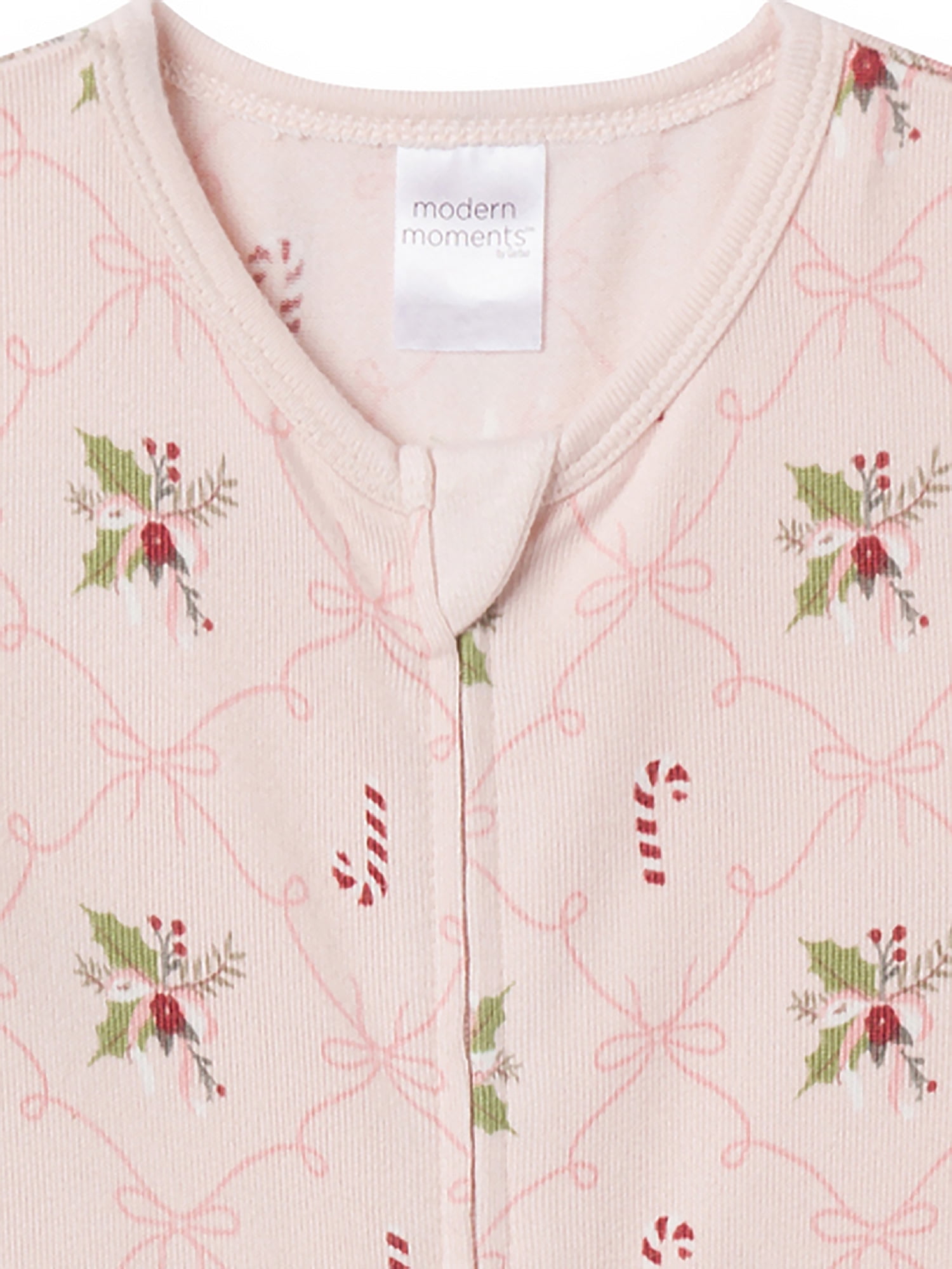 Modern Moments by Gerber Baby's Christmas One-Piece Pajamas, Sizes 12M-5T