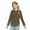 Brown, variant on Girls Long Sleeve Tunic Top with Arc and Side Slit Design Soft Casual Tee Shirt for Kids Short Sleeve Shirt for Girls Tees Kids Tshirts Clothes Summer Tops T-Shirt