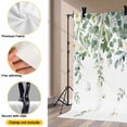 thumbnail image 5 of 10x8ft Photo Backdrop, Sage Green Eucalyptus Leaves Soft Polyester Backdrop Curtains Photography Backdrops, Spring Floral Weeping Botanical Brushed Background for Photoshoots Studio Video Portrait, 5 of 9
