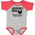 thumbnail image 3 of Inktastic Adorable Now...wait Till I Have a Beard Like Dad Boys Baby Bodysuit, 3 of 5